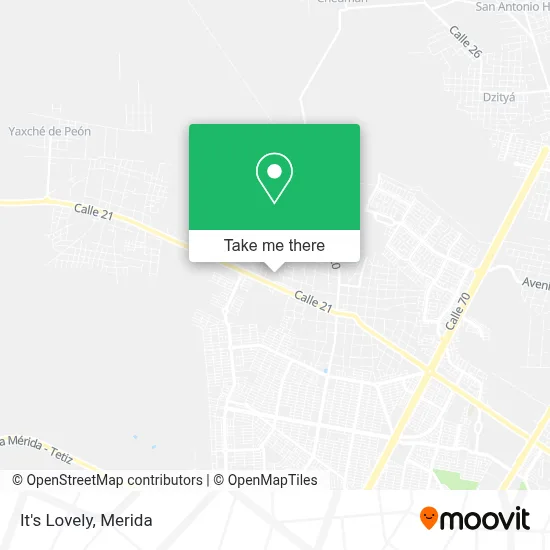 It's Lovely map