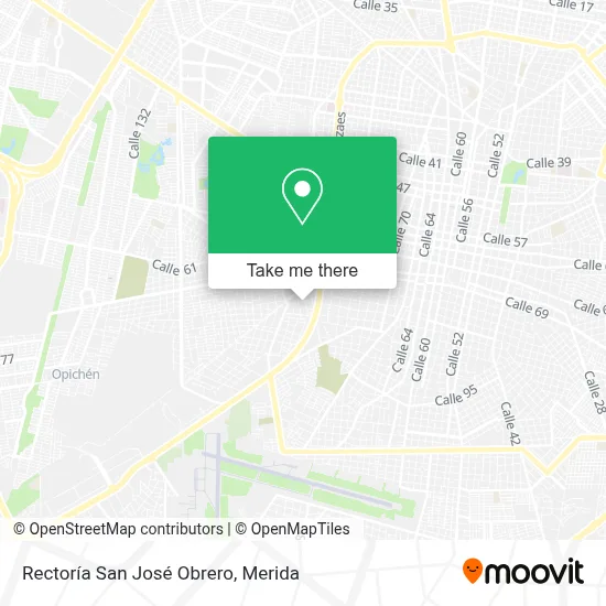 Rectoría San José Obrero map