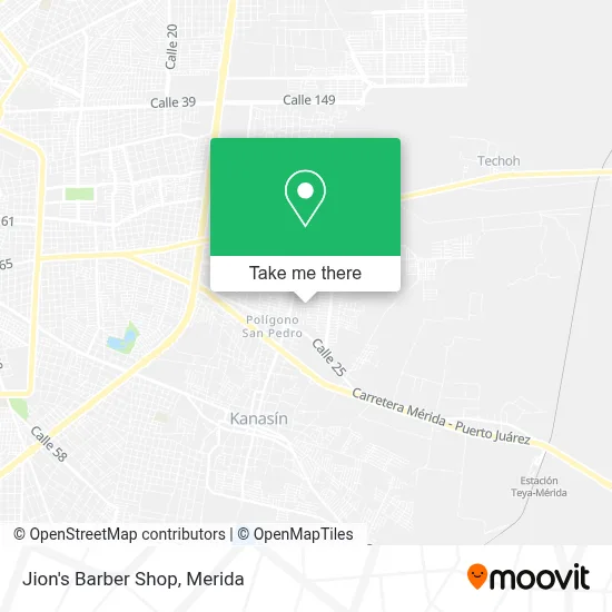 Jion's Barber Shop map