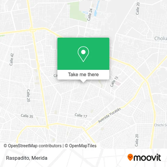 Raspadito map