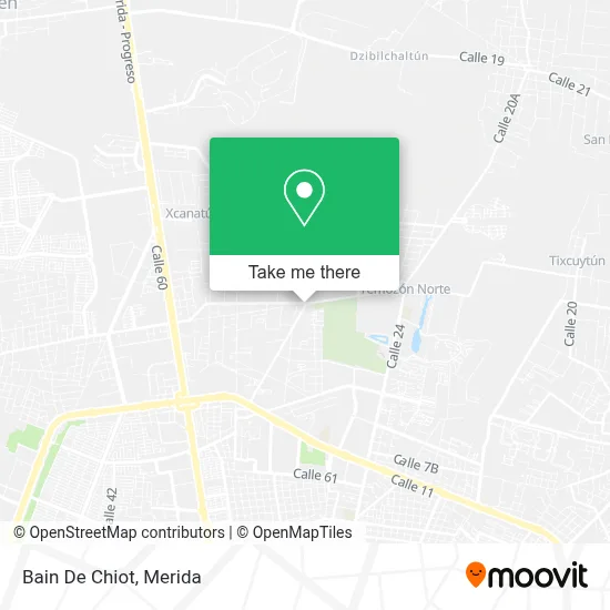 Mapa de Bain De Chiot