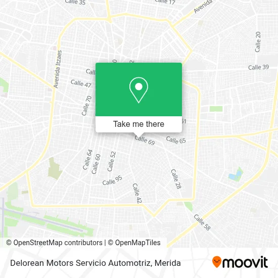 Delorean Motors Servicio Automotriz map