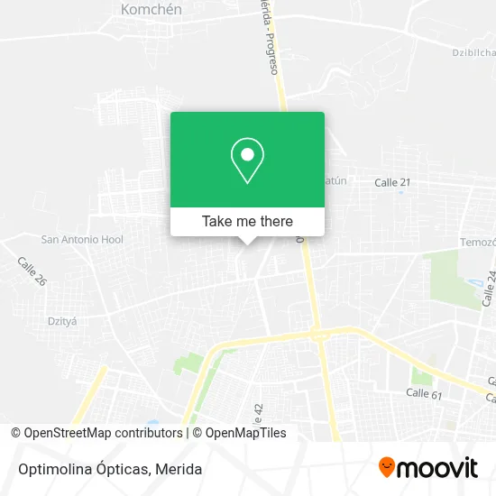 Optimolina Ópticas map
