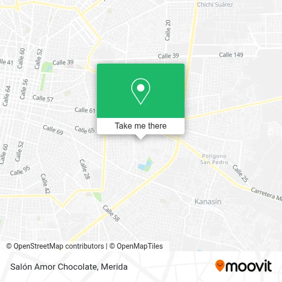 Salón Amor Chocolate map