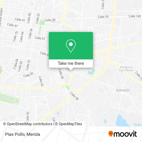 Plas Pollo map