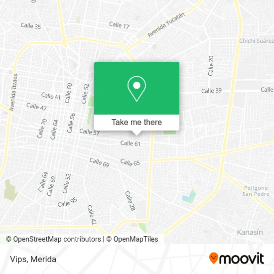 Vips map