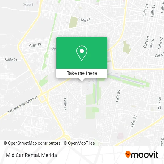 Mid Car Rental map