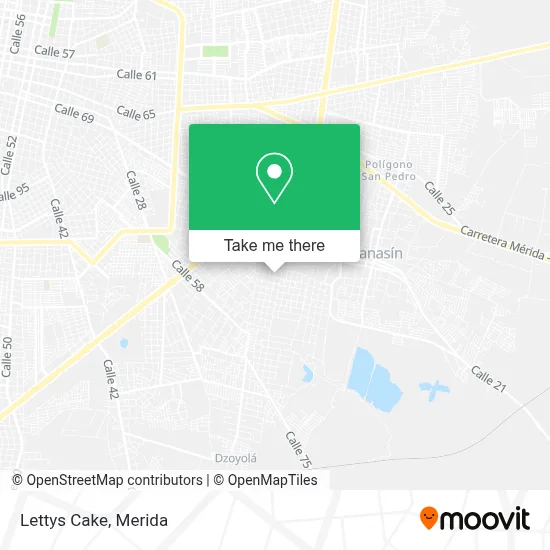 Lettys Cake map