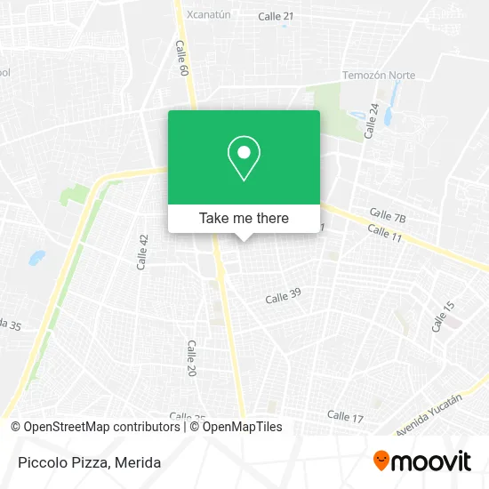 Piccolo Pizza map