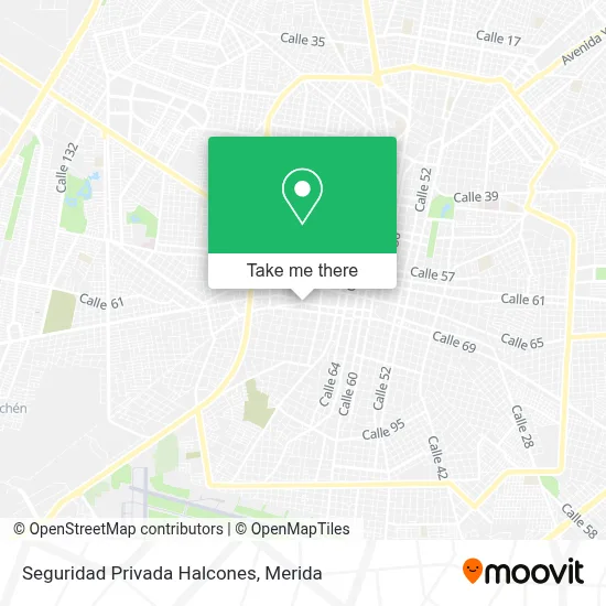 Seguridad Privada Halcones map