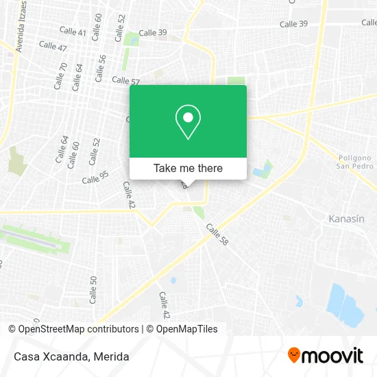 Casa Xcaanda map