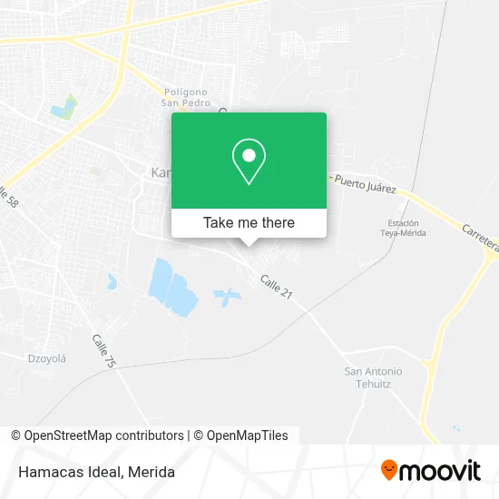 Hamacas Ideal map