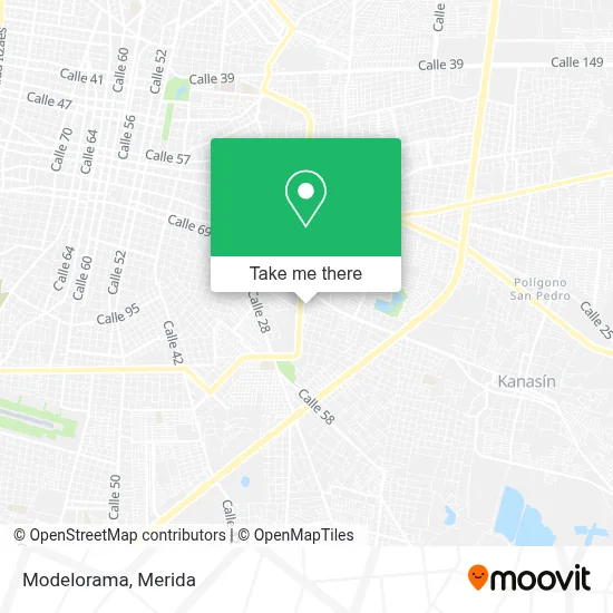 Modelorama map