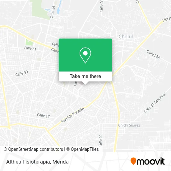Althea Fisioterapia map