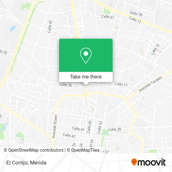 El Cortijo map