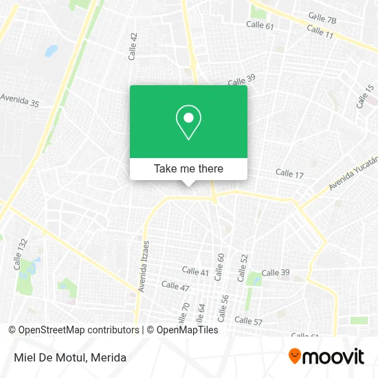 Miel De Motul map