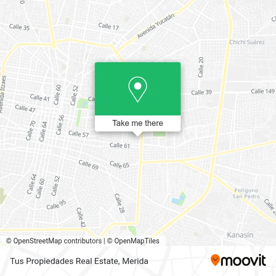 Tus Propiedades Real Estate map
