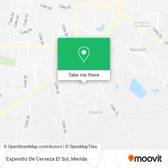 Expendio De Cerveza El Sol map