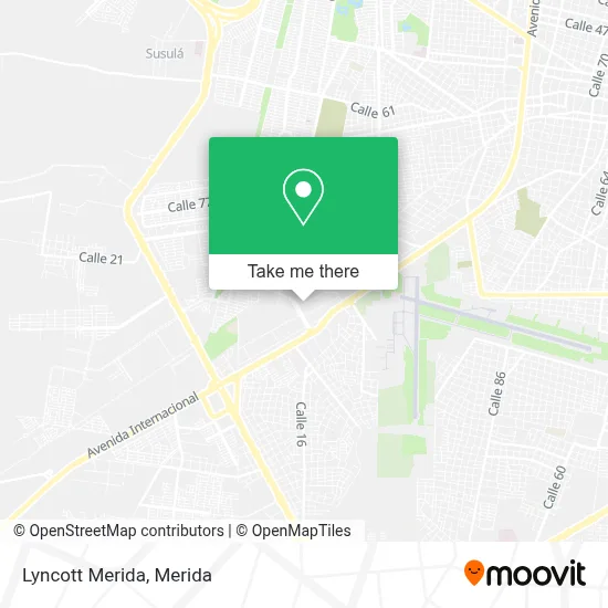 Lyncott Merida map