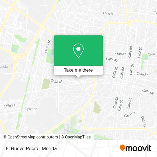 El Nuevo Pocito map