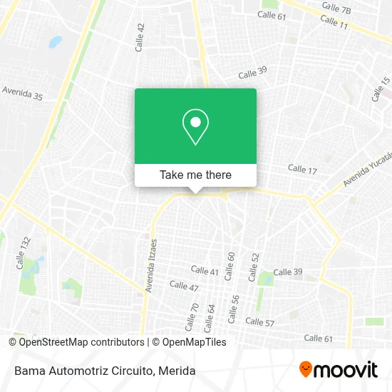 Bama Automotriz Circuito map