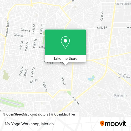 My Yoga Workshop map