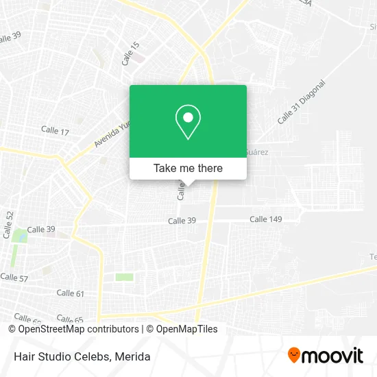 Hair Studio Celebs map
