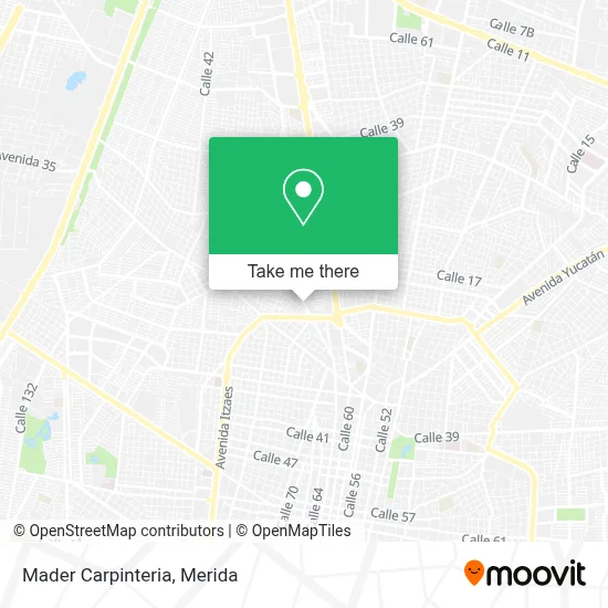 Mader Carpinteria map