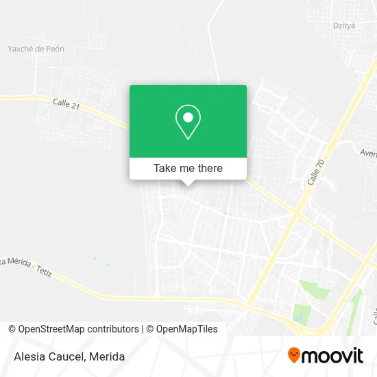 Alesia Caucel map