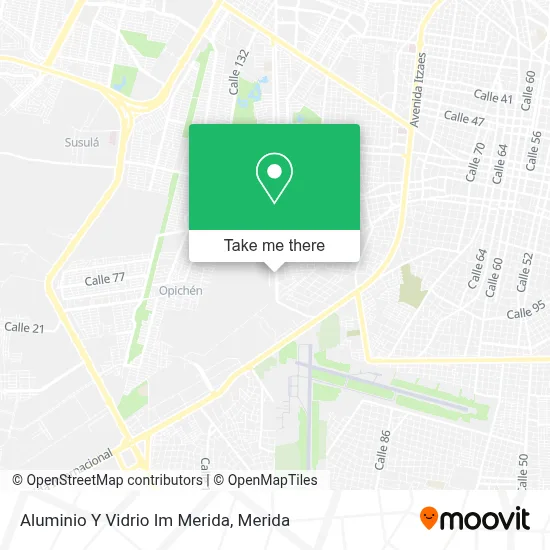 Aluminio Y Vidrio Im Merida map