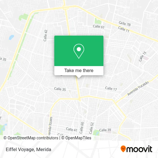Eiffel Voyage map