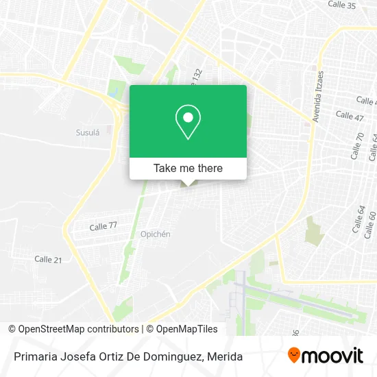 Primaria Josefa Ortiz De Dominguez map