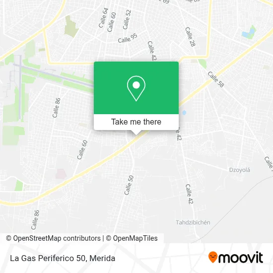 La Gas Periferico 50 map