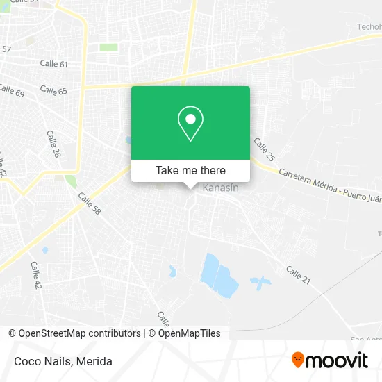 Coco Nails map