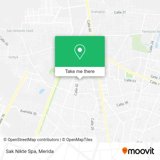 Sak Nikte Spa map