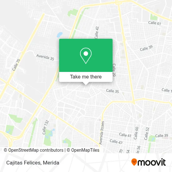 Cajitas Felices map