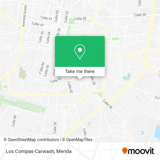 Los Compas-Carwash map