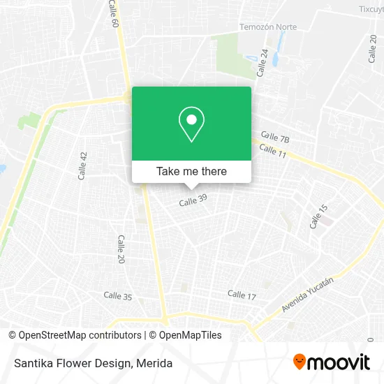 Santika Flower Design map
