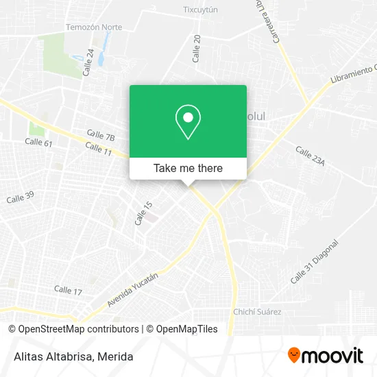 Alitas Altabrisa map