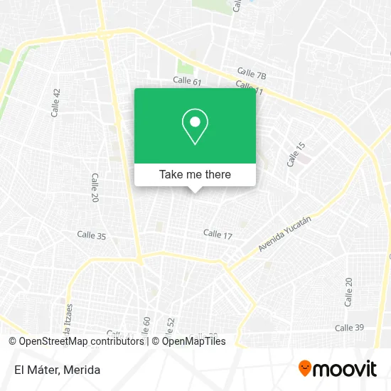 El Máter map