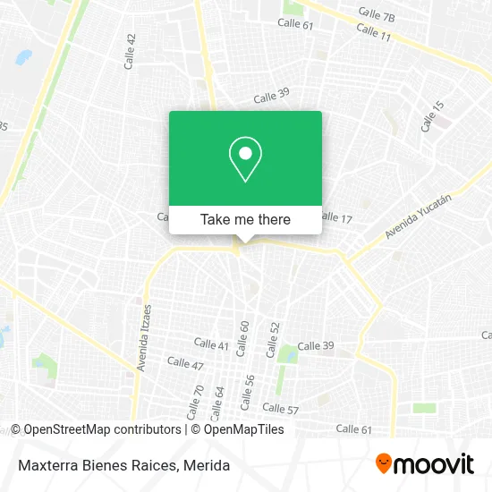 Maxterra Bienes Raices map