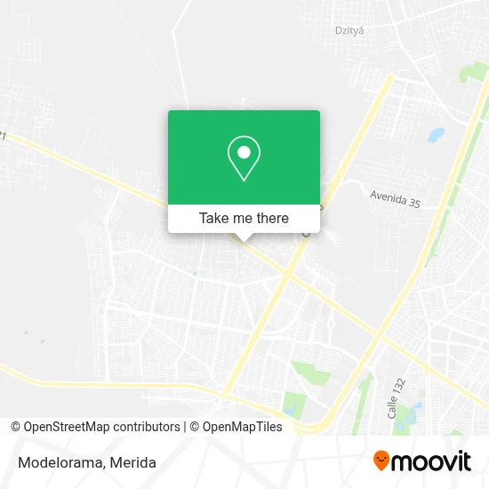 Modelorama map