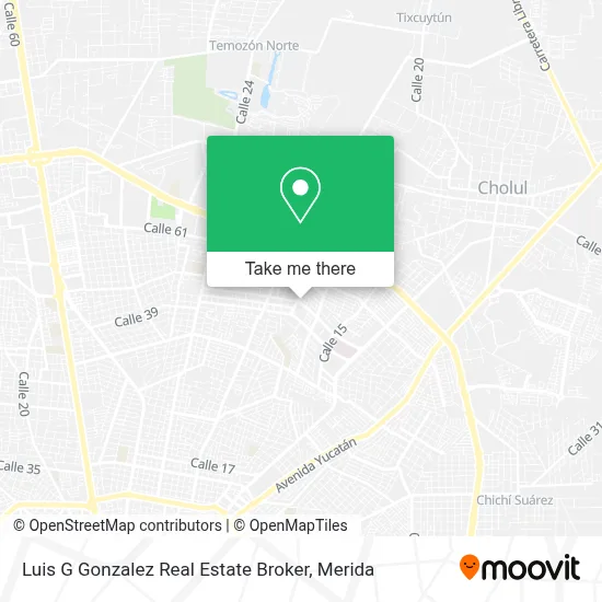 Luis G Gonzalez Real Estate Broker map