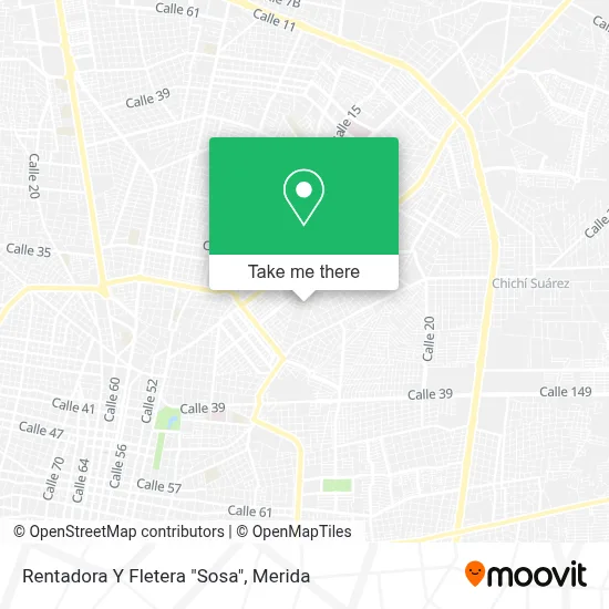 Rentadora Y Fletera "Sosa" map