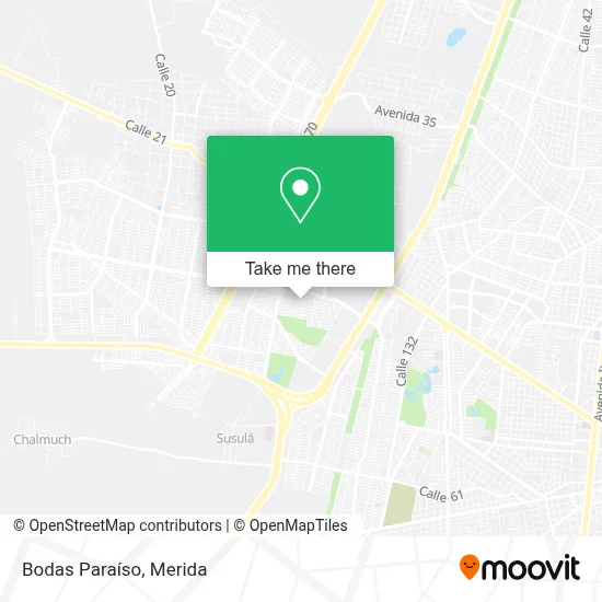 Bodas Paraíso map