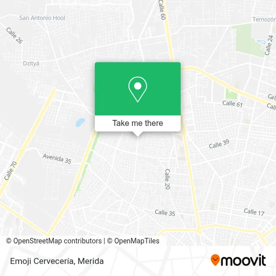 Emoji Cervecería map