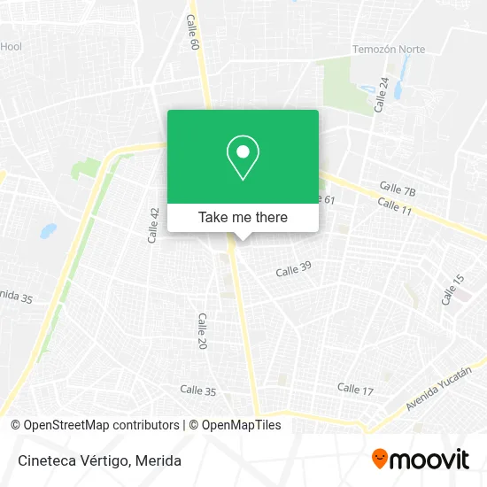 Cineteca Vértigo map