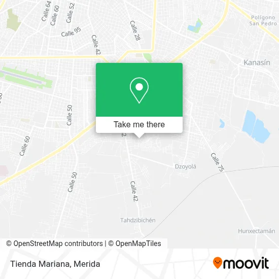 Tienda Mariana map