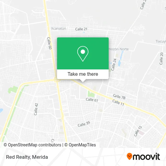 Red Realty map