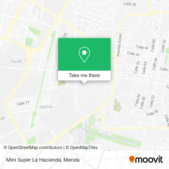 Mini Super La Hacienda map